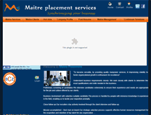 Tablet Screenshot of maitre.co.in